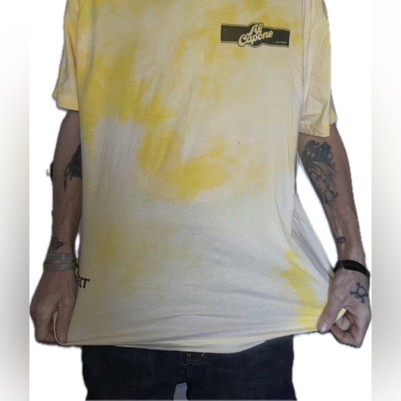 - Rare FERRARI YELLOW BLACK PRINT AMERICAN APPAREL JAPANESE KNIT MOB CAPON… - Picture 7 of 9